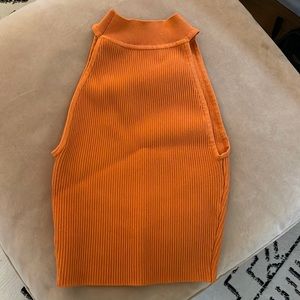 Aritzia babaton top in orange